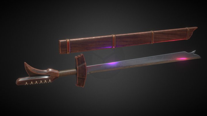 Kampilan Sword 3D Model