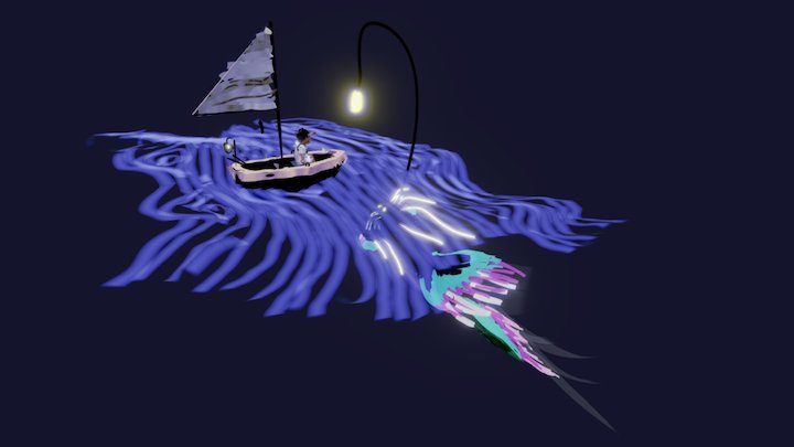 Light in the Water 3D Model