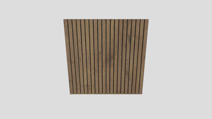 3d Panel 9 (R20027 PALE LANCELOT OAK) 3D Model