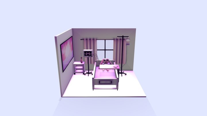 Diorama - Plushie Hospital 3D Model