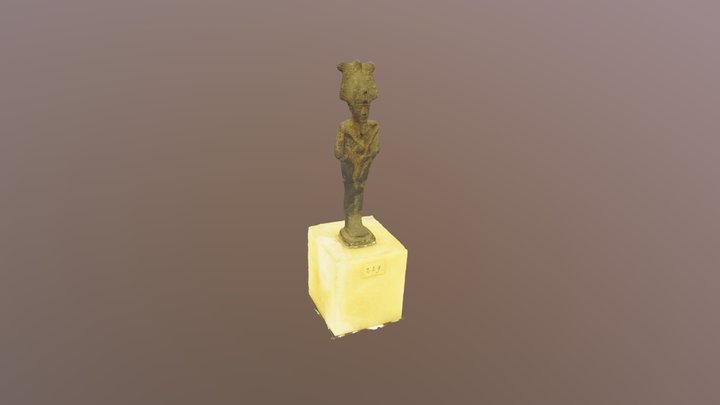 61.19.10: Statuette of Osiris 3D Model
