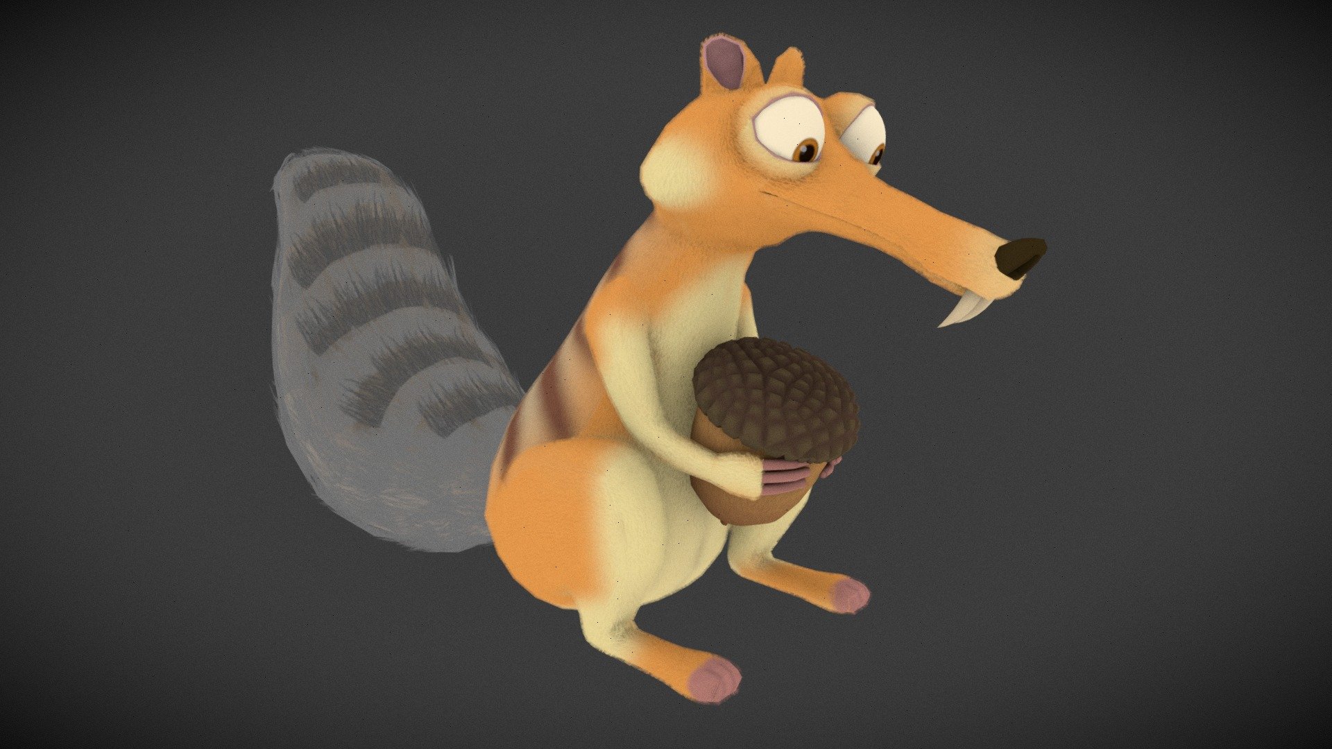 Scrat Ice Age - 3D Model By Eric Valls (@ericvalls) [848d4c3] - Sketchfab