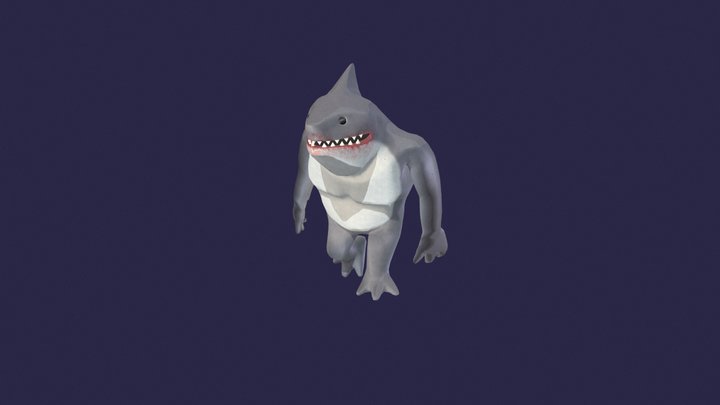 Shark Man 3D Model