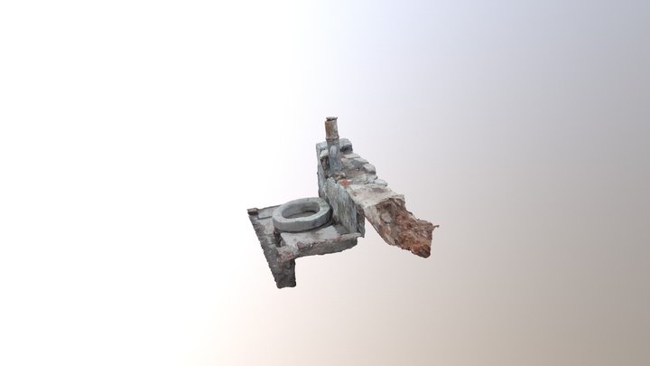Post medieval pump on Unity Street, Bristol 3D Model