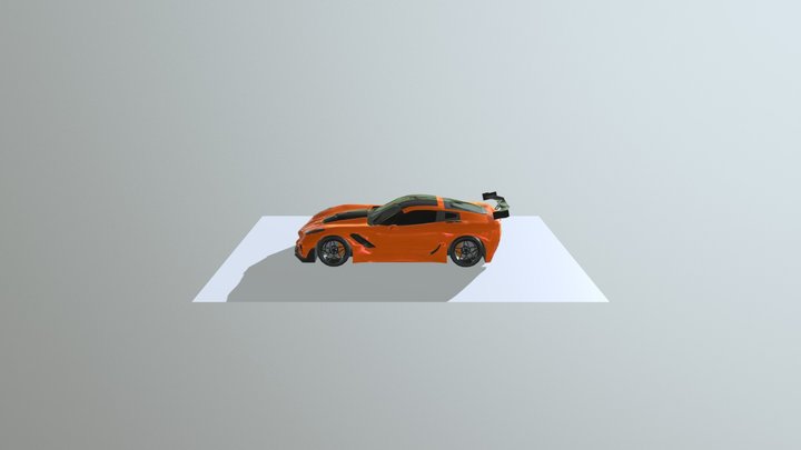 2019 Corvette ZR1 3D Model