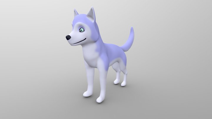 Husky Exercise 3D Model