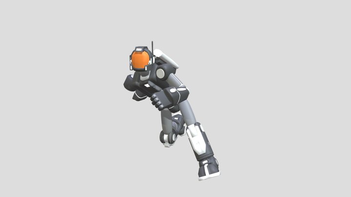 ZackXevious Youtube Robot 3D Model