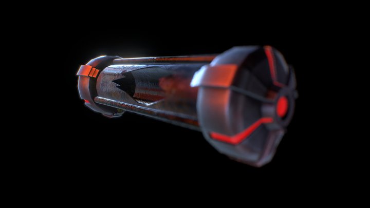 Pyramiden: Vial (Broken) 3D Model