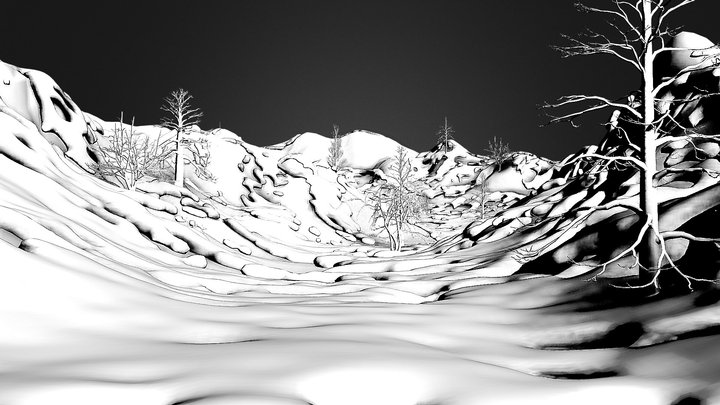 11 - Snow 3D Model