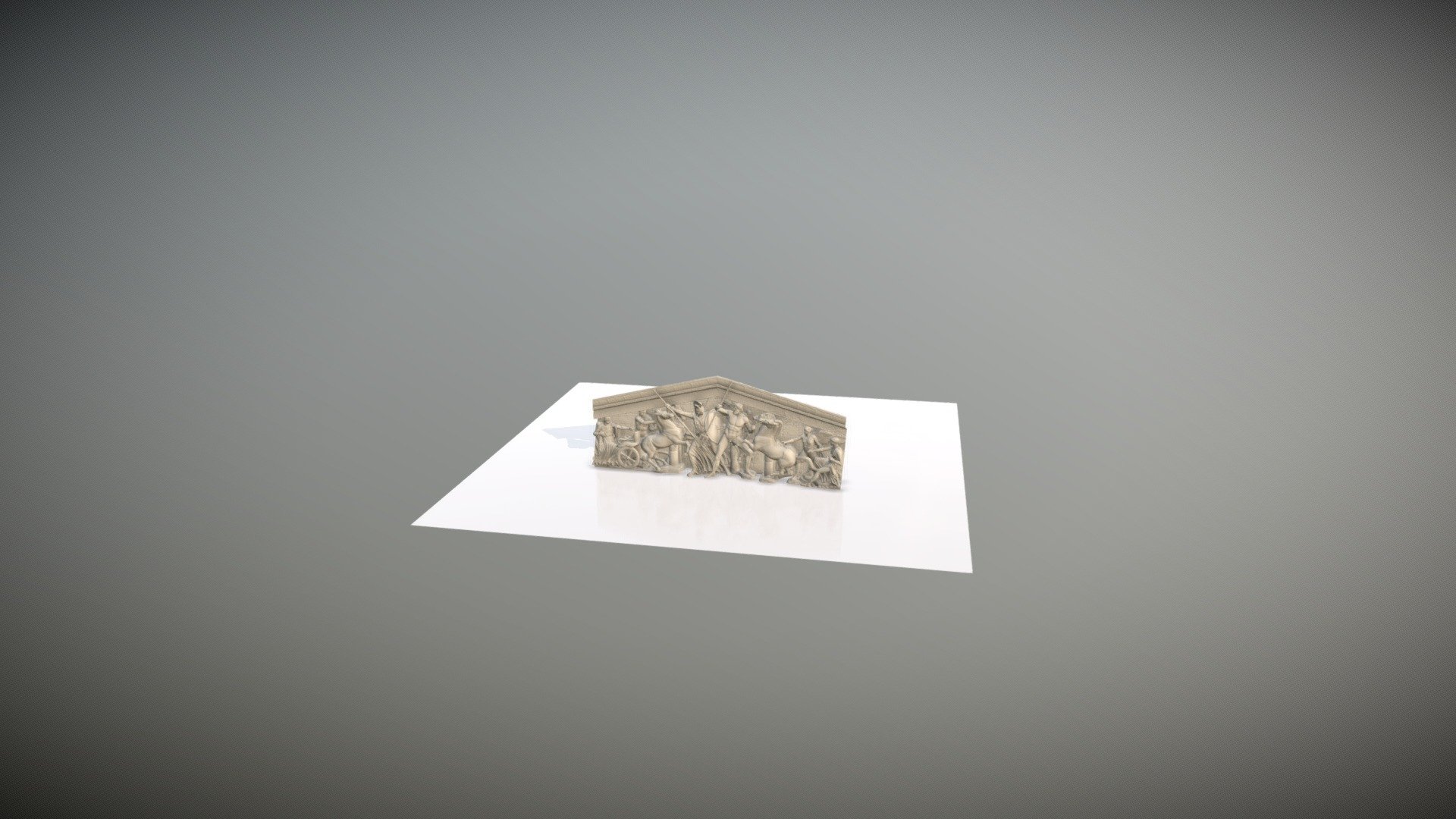 The Parthenon in 3D | Central west pediment