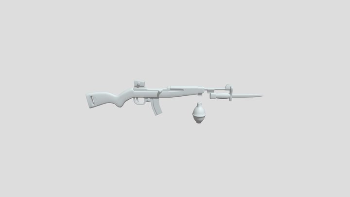 sketchfab_m2carbine 3D Model