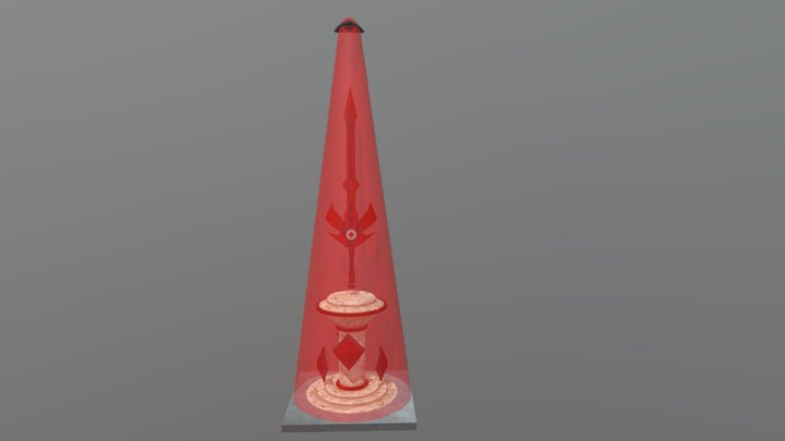 black ruby ​​sword 3D Model