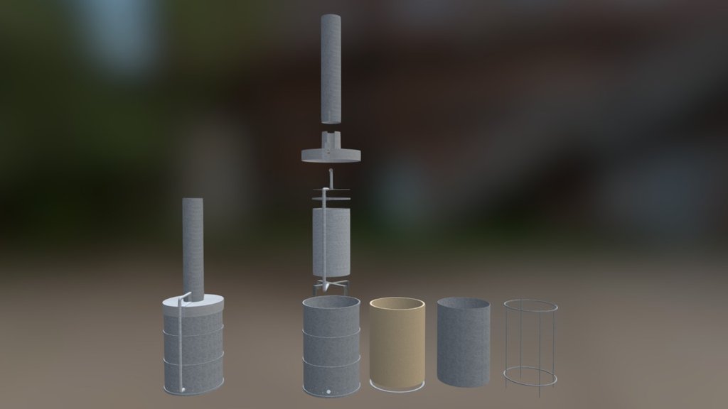 Four Biochar - 3D model by antonin_acq [8494744] - Sketchfab