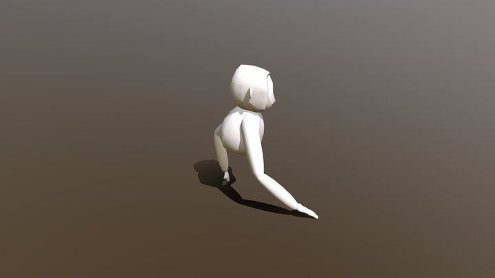 Horror Monster (walk like lethal ape) 3D Model