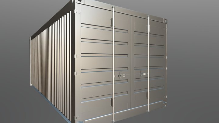 Container_high 3D Model