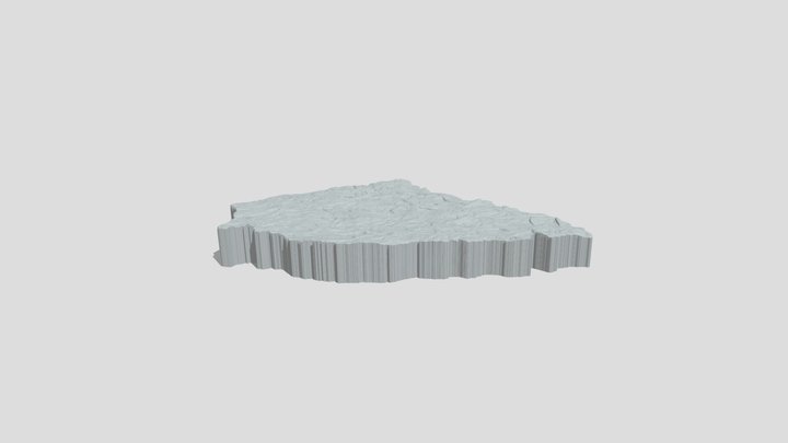 Icnofósil grande 3D Model