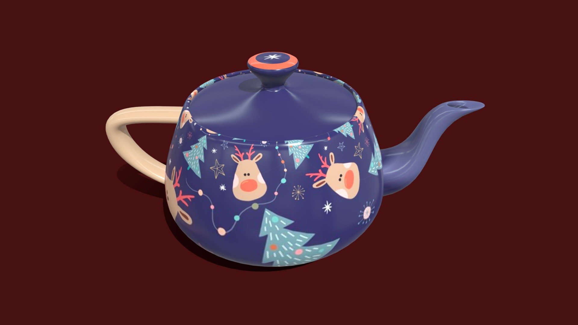 Xmas teapot