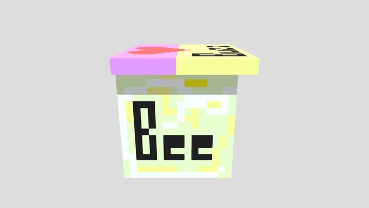 Bee Crate 3D Model