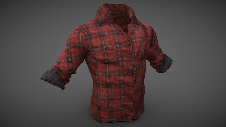 Marvelous designer shirt 3D Model