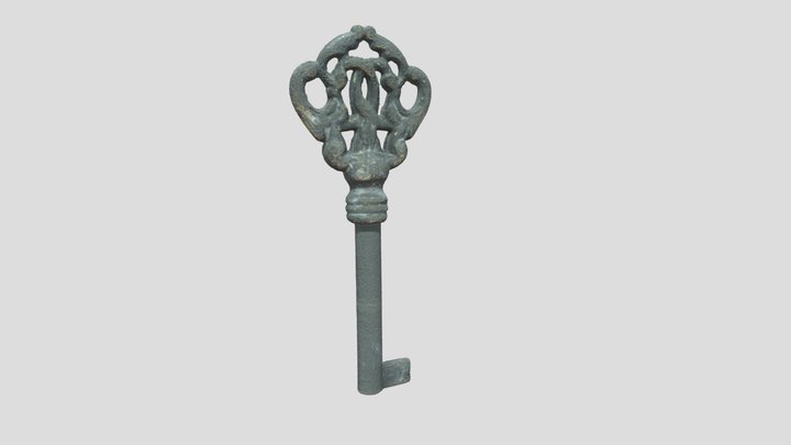 Jewelry box key 3D Model