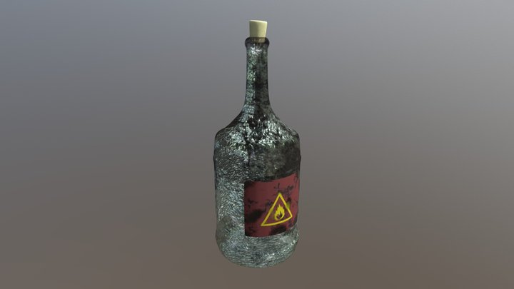 Bottle by KRX 3D Model