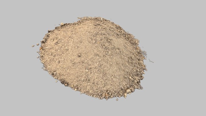 Structureless single grain 3D Model