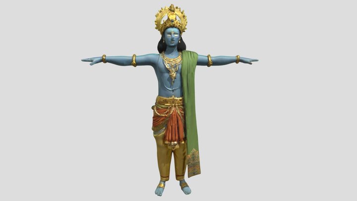 Krishna T-Pose Model 3D Model