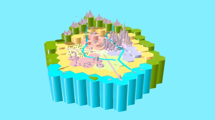 Event City Home Page 3D Model