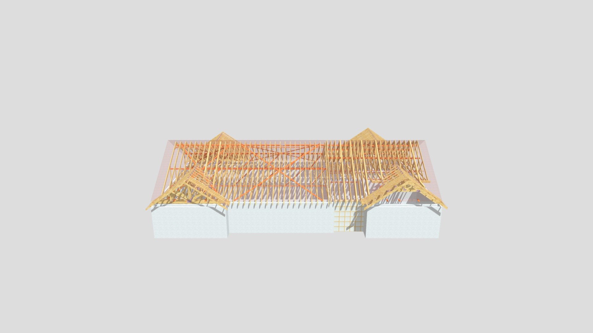Raised Tie roof