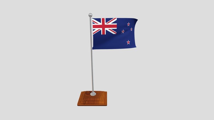 The flag of New Zealand