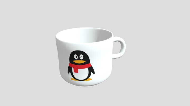 Mug and Logo Alec Sha 3D Model