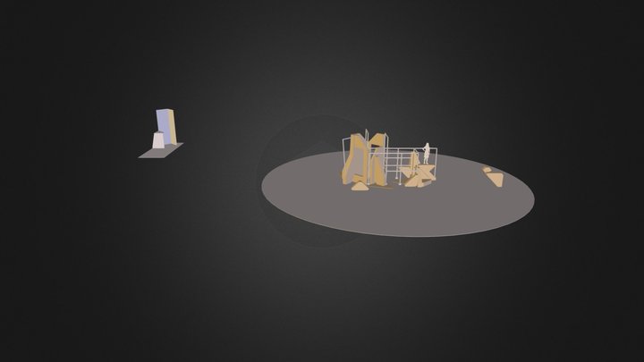 Parkour Island 3D Model