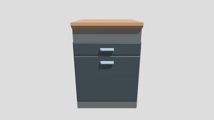 Kitchen Cabinet 3D Model