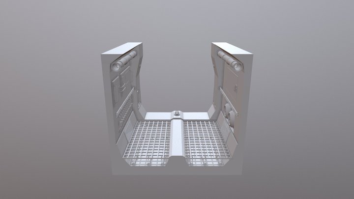 Modular Corridor - Game Asset 3D Model