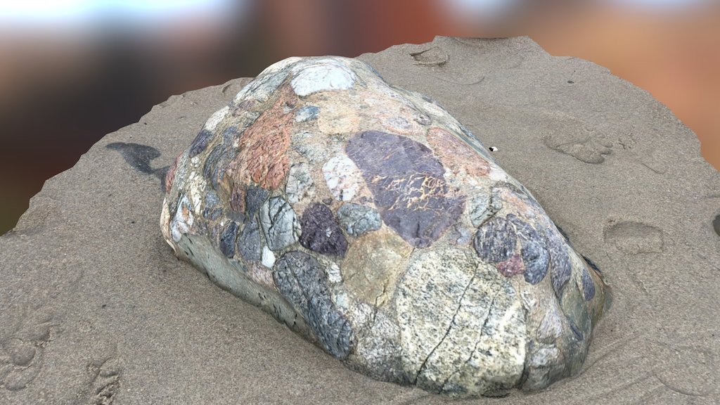 Colorful Beach Rock