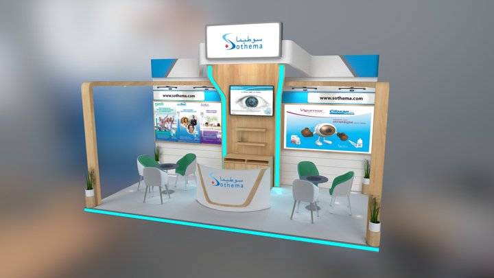 SOTHEMA 3D E-Stand 3D Model