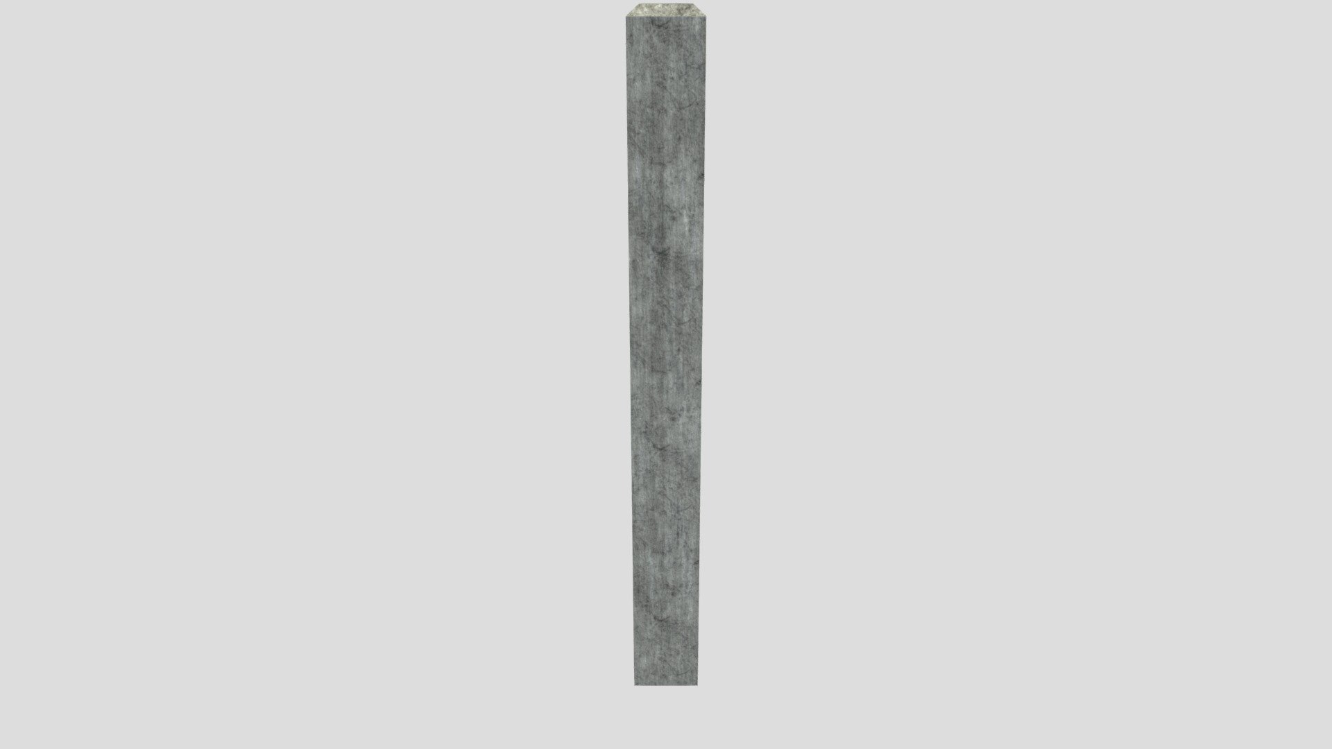 Бетонный столб (решетчатый забор) - Download Free 3D model by ii962727 ...
