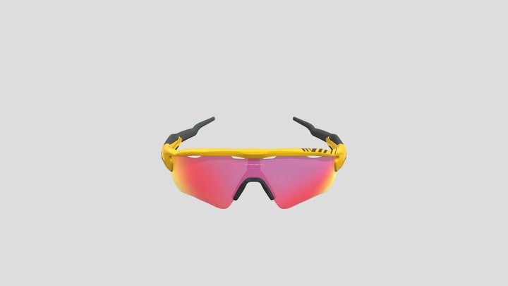Oakley Radar Tour De France - Road Sport Glasses 3D Model