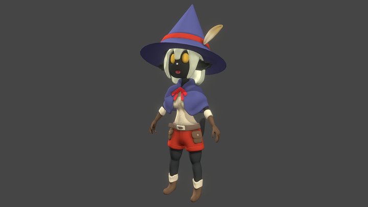 Black witch 3D Model