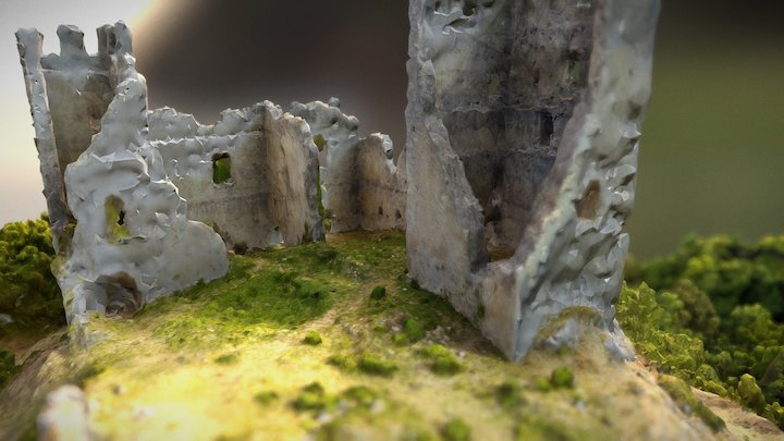 Chateau De Miglos V2 3D Model