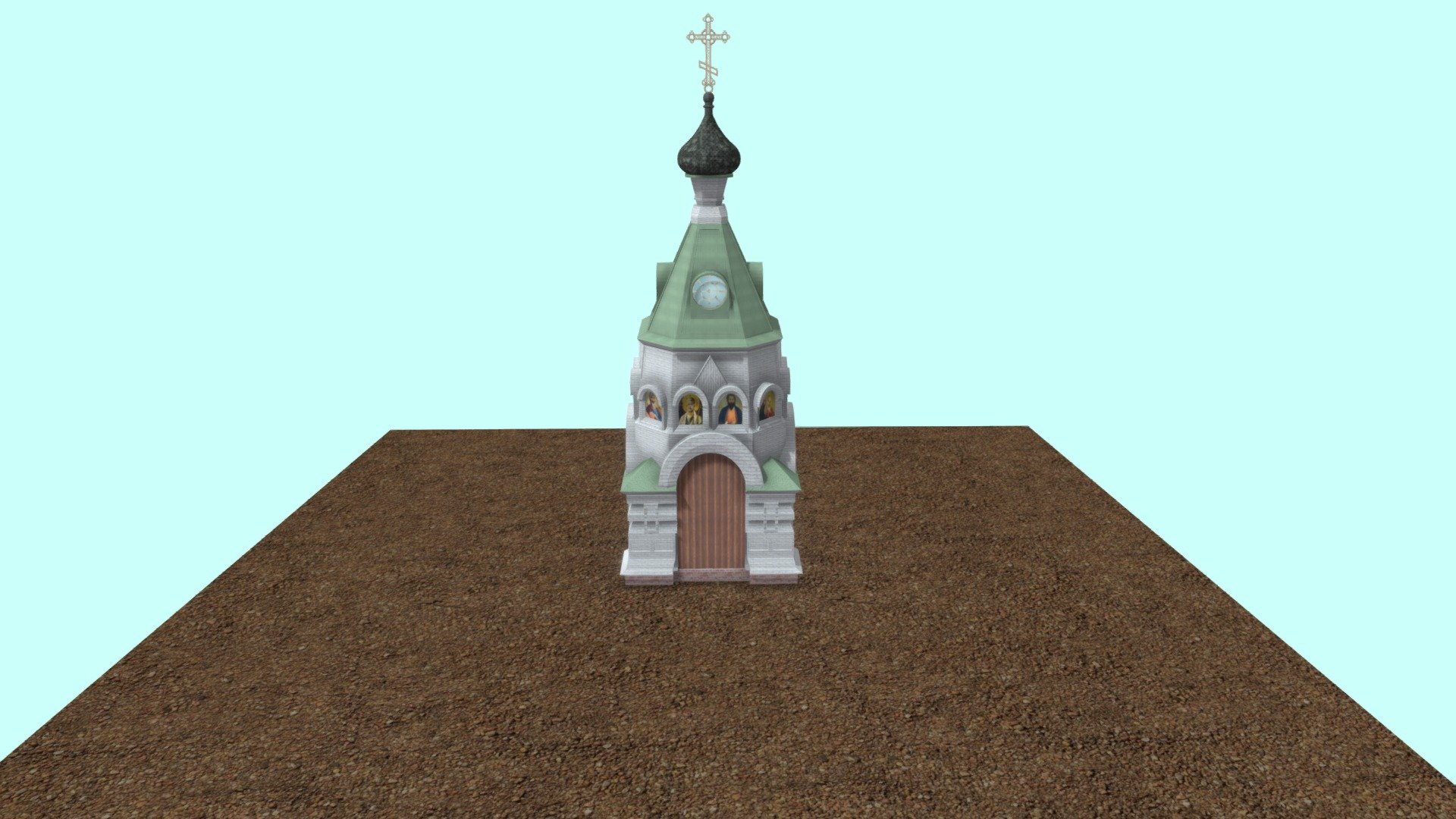 Часовня — Sketchfab embed 3D viewer