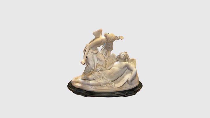 Paar Statue, Alte Nationalgalerie, Berlin 3D Model