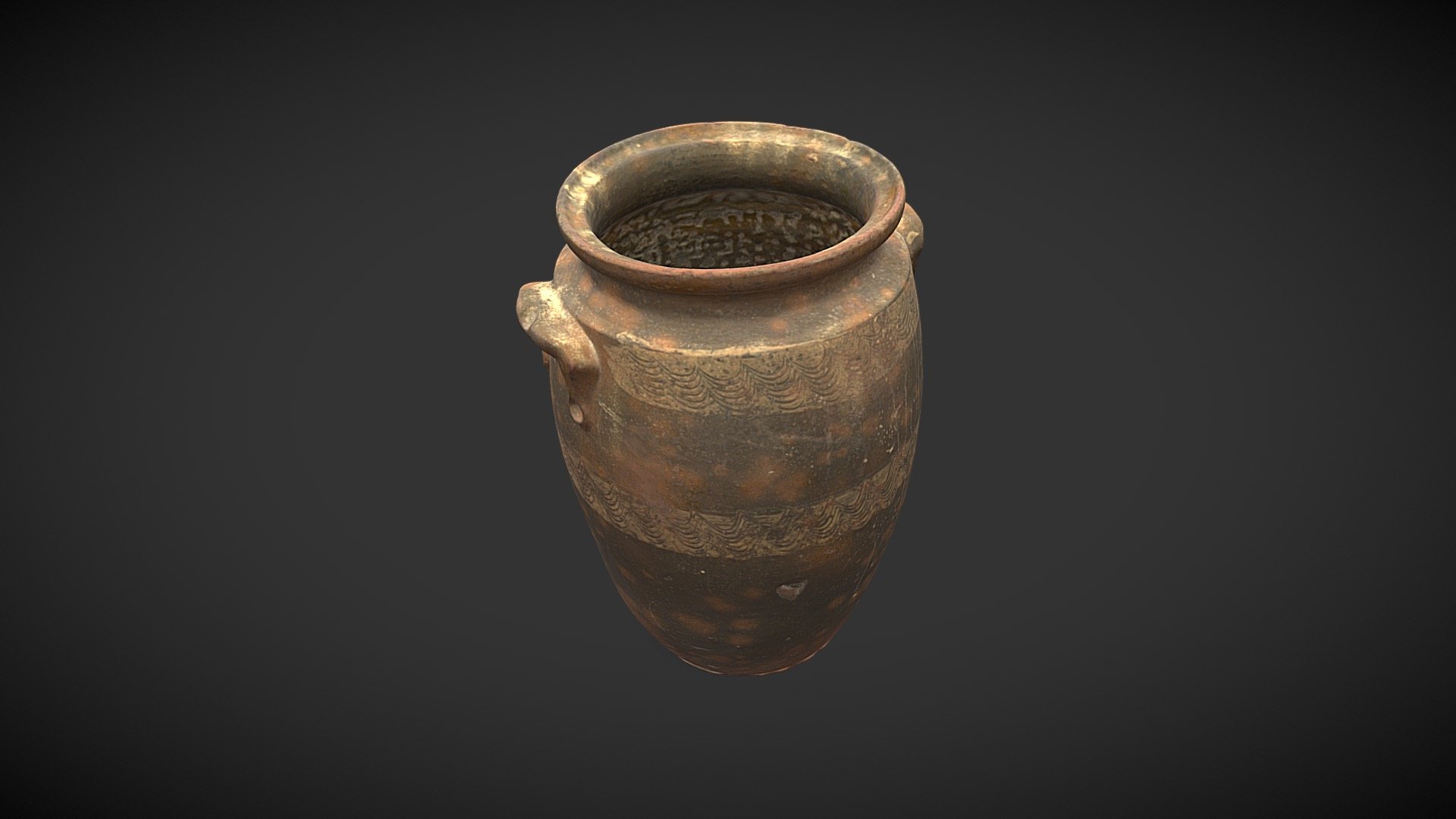 Borcan din ceramică — Sketchfab embed 3D viewer