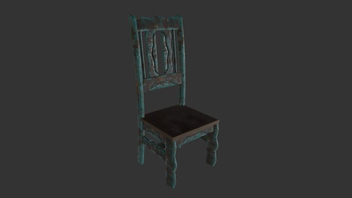 Rustic Chair Sketchfab 3D Model