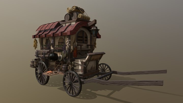 Wagon 3D Model
