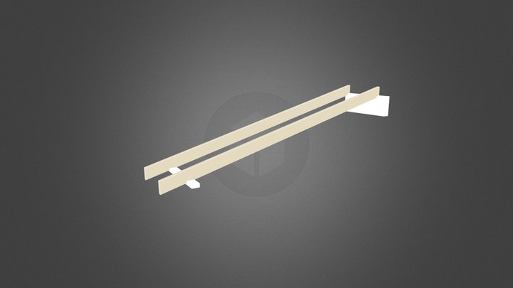 Ensidet taghældning 3D Model