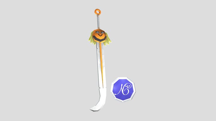 Lion Sword And Shield 3D Model