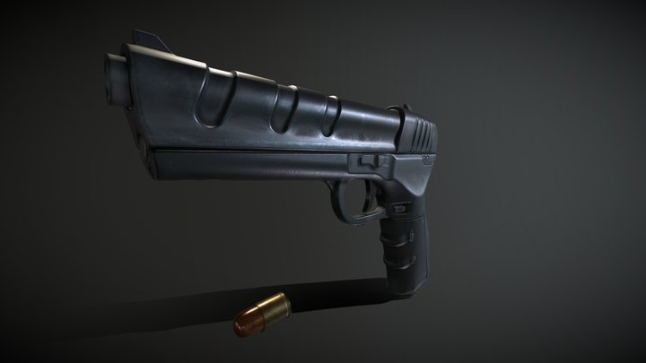 Pistol2 cSDF-16 3D Model