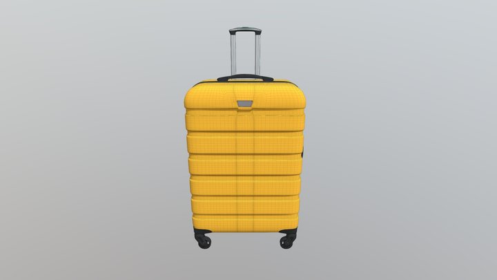 TRAVEL SUITCASE 3D Model