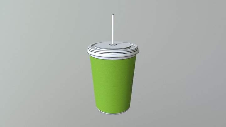 Juice Cup 3D Model